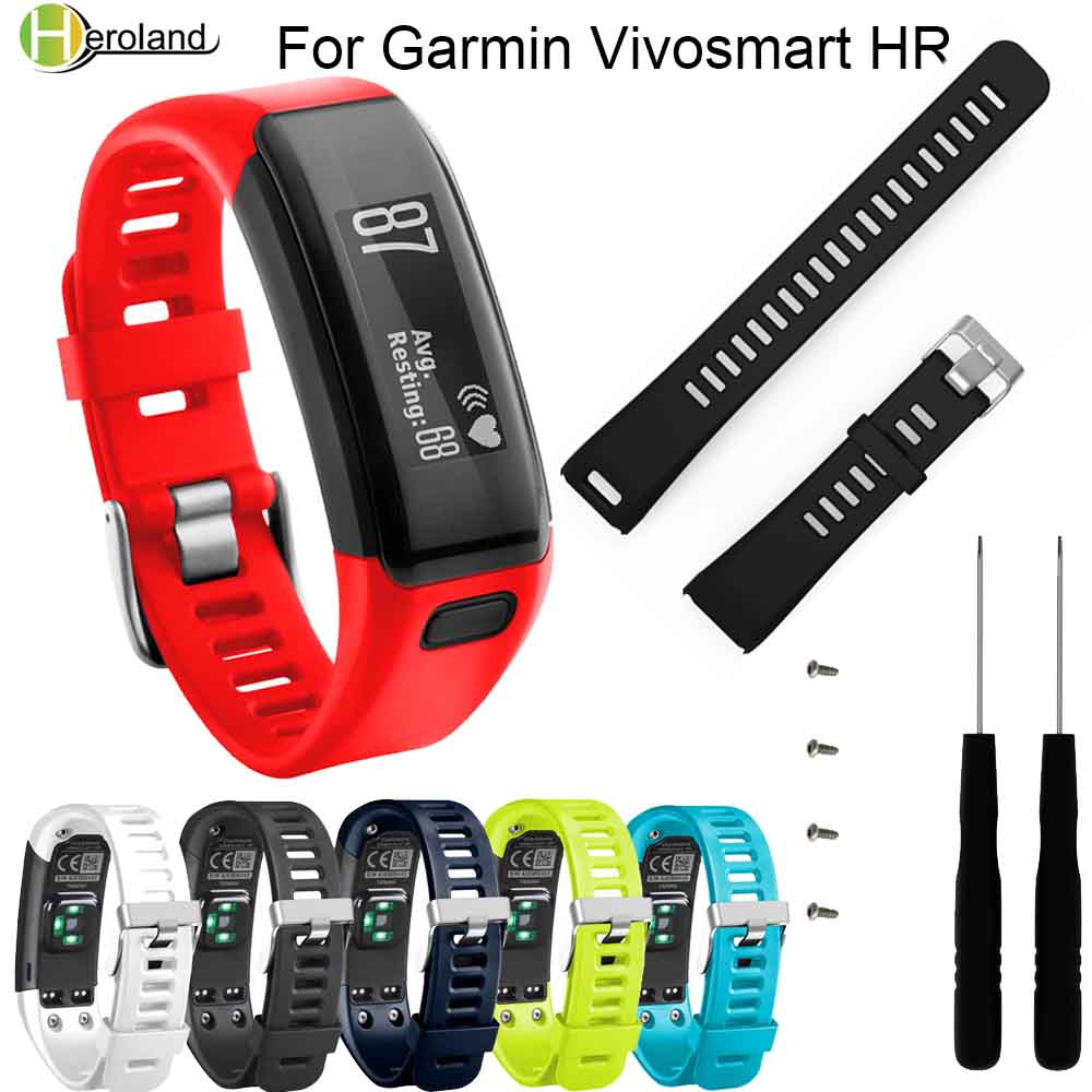 Tag Watches Smartwatch - For Garmin Vivosmart HR Replacement Soft