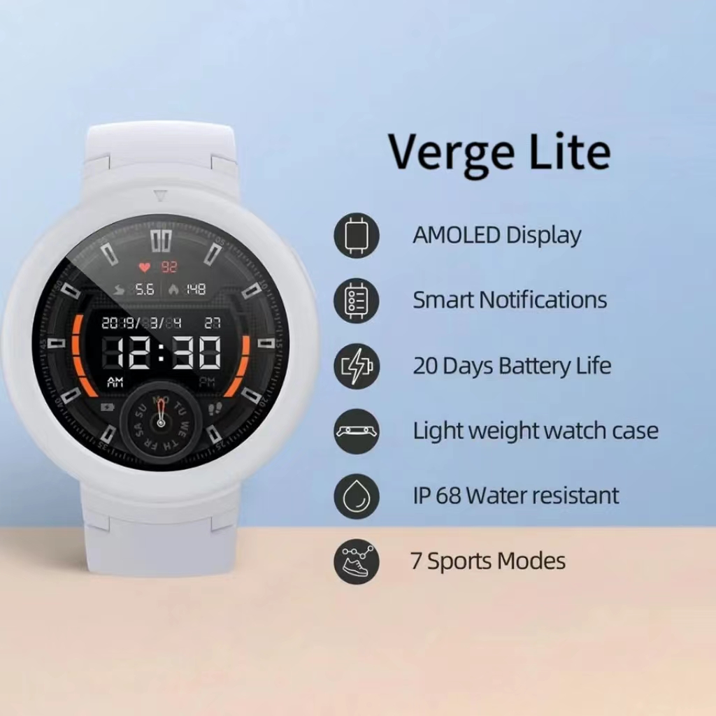 Smartwatch Refurbished Watches - Amazfit Verge Lite Smart Watch Global