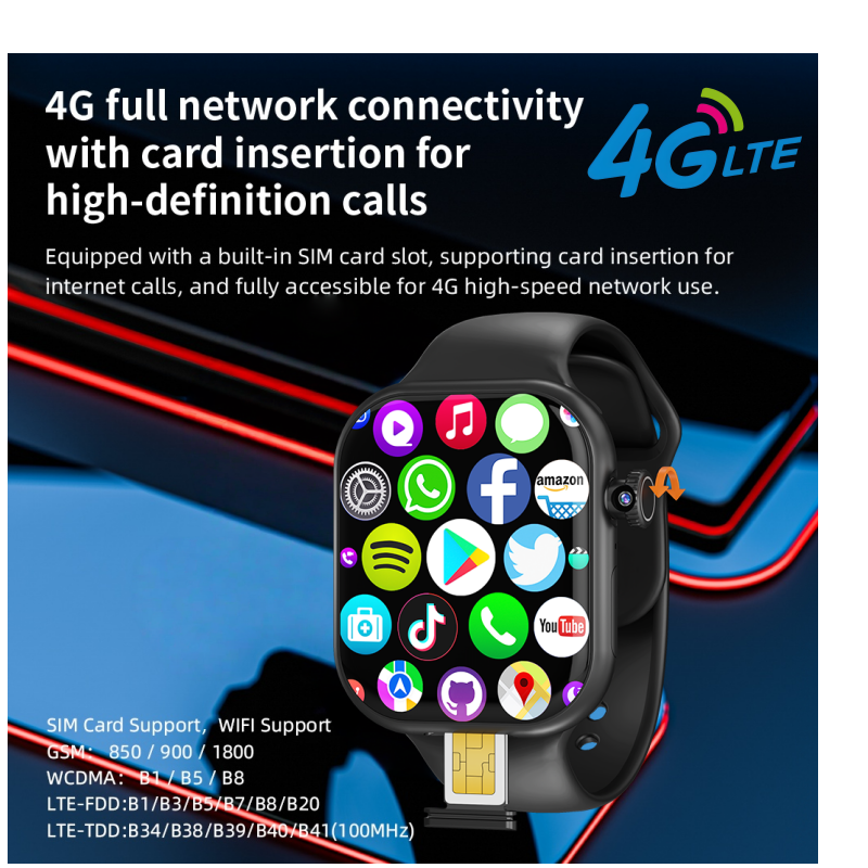 Original VP29 Smartwatch 4G LT - Smartwatch Watch Whatsapp 리뷰 및 가격