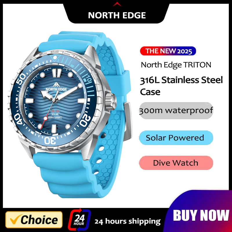 NORTH EDGE 2026 New TRITON Sol - Solar Powered Watch 리뷰 및 가격