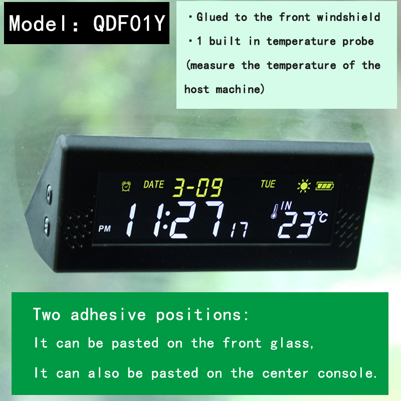 Solar Windshield Car Digital C - Solar Powered Watch 리뷰 및 가격