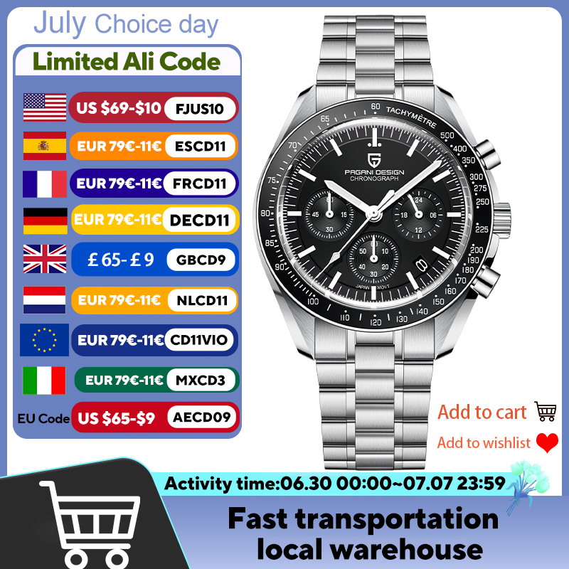 PAGANI DESIGN 2026 New Men's W - Solar Powered Watch 리뷰 및 가격
