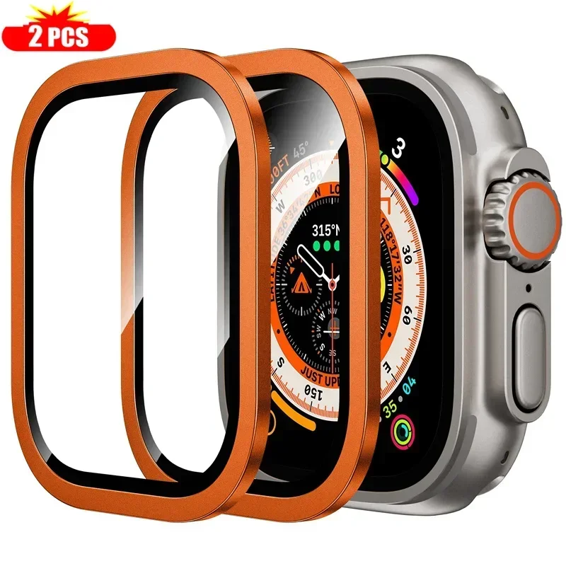 2PCS Titanium Metal Frame for  - Smartwatch Watches Gift For Women 리뷰 및 가격