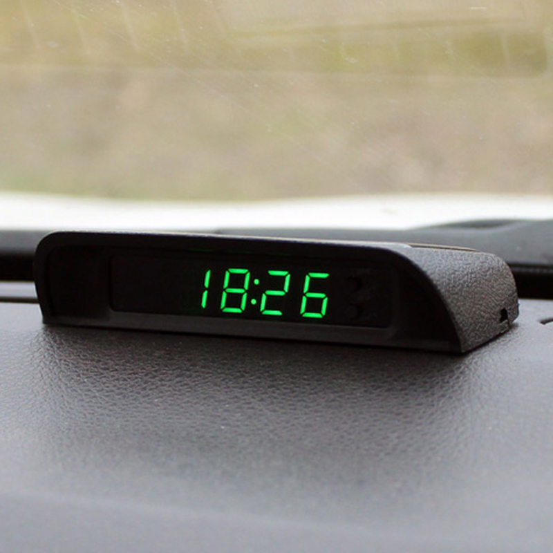 Solar Car Clock Thermometer Da - Solar Powered Watch 리뷰 및 가격