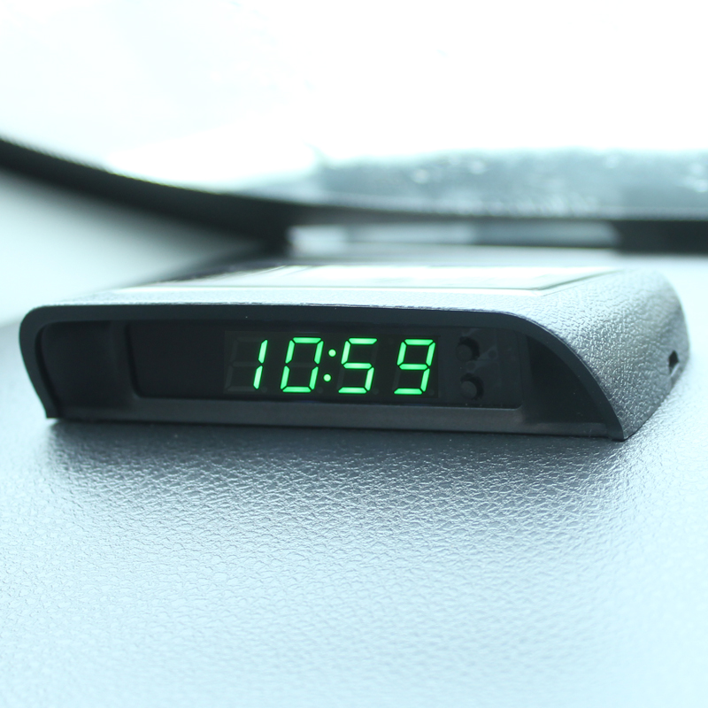 Solar Car Clock Thermometer Da - Solar Powered Watch 리뷰 및 가격