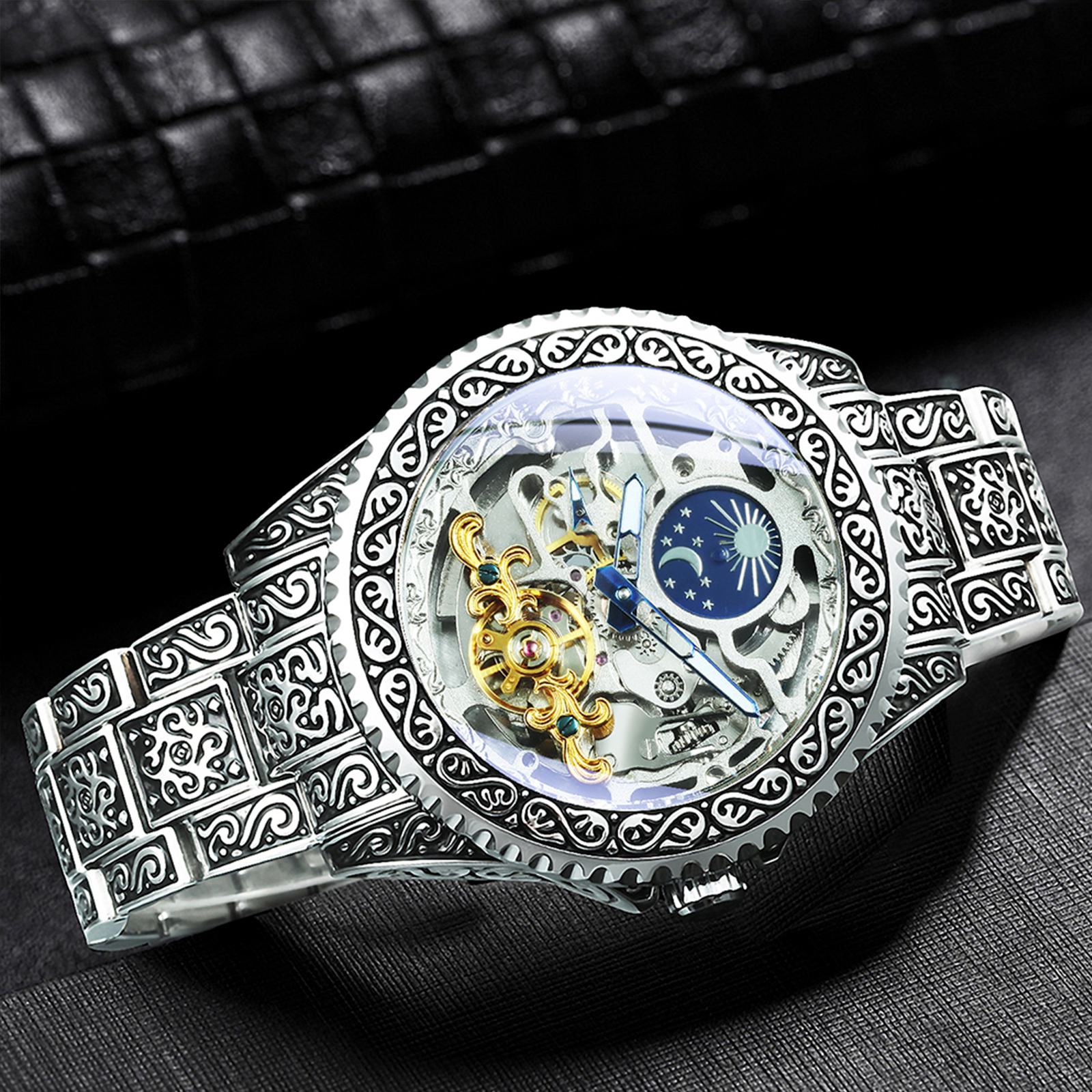 Forsining Luxury Gold Skeleton - Minimalist Thin Watch 리뷰 및 가격