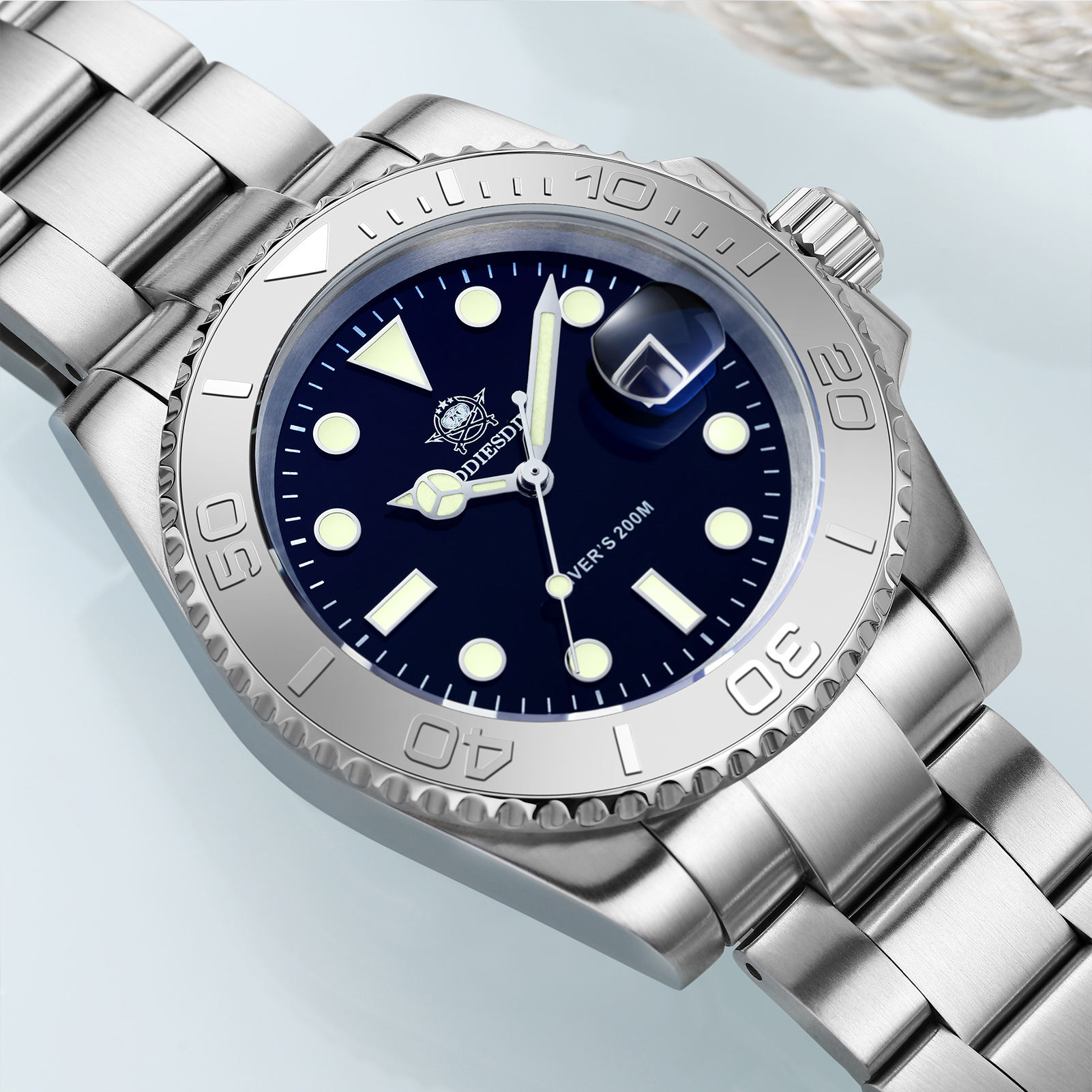 ADDIESIDVE Men's Stainless Ste - Solar Powered Watch 리뷰 및 가격