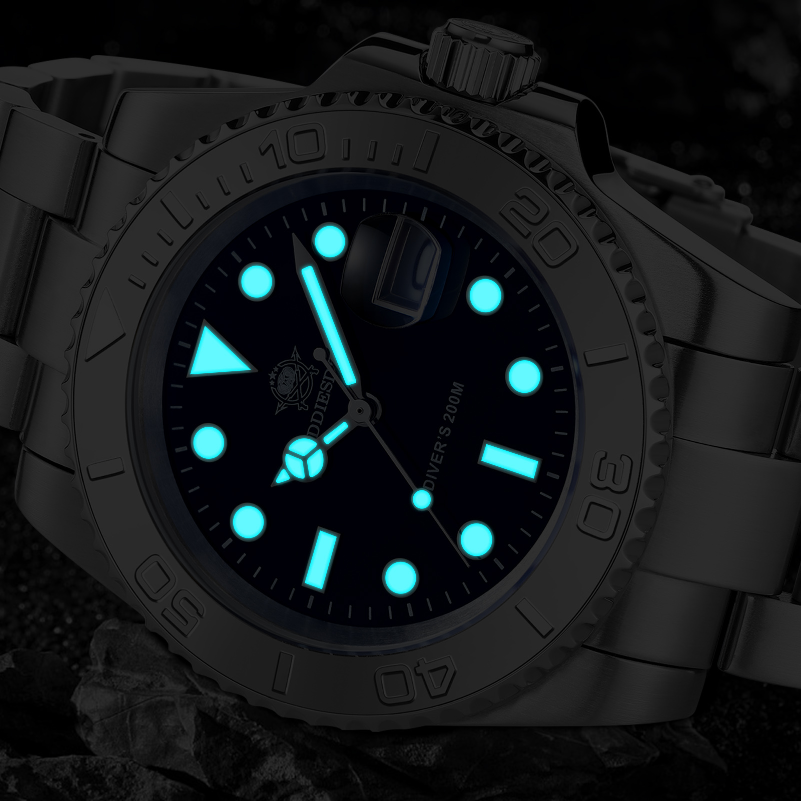 ADDIESIDVE Men's Stainless Ste - Solar Powered Watch 리뷰 및 가격