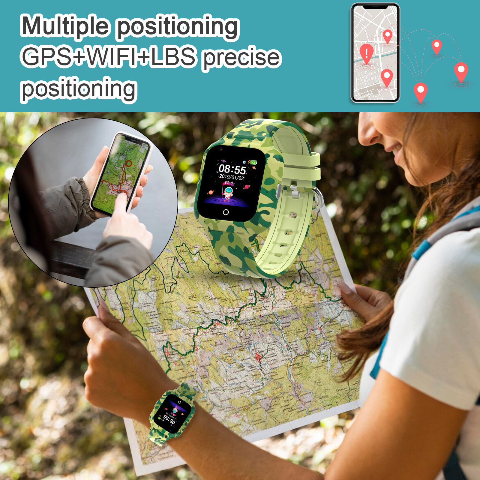 Wonlex 4G Children Smart Watch - Smartwatch Watch Whatsapp 리뷰 및 가격