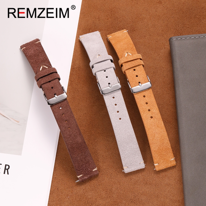Suede Quick Release Leather Re - Smartwatch Vintage Watches For Women 리뷰 및 가격