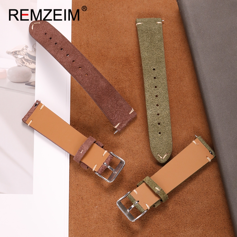 Suede Quick Release Leather Re - Smartwatch Vintage Watches For Women 리뷰 및 가격