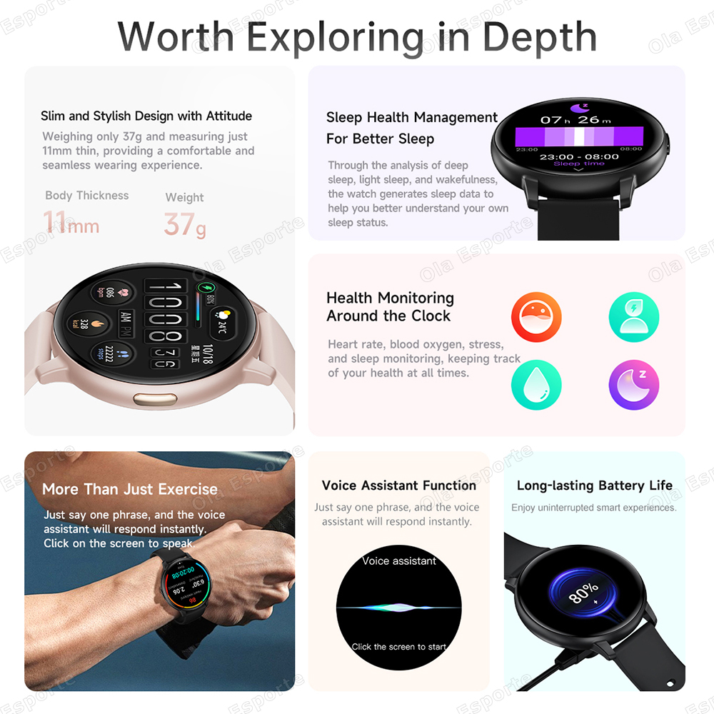 New Sports Smart Watch For Men - Smartwatch Watches Girls 리뷰 및 가격