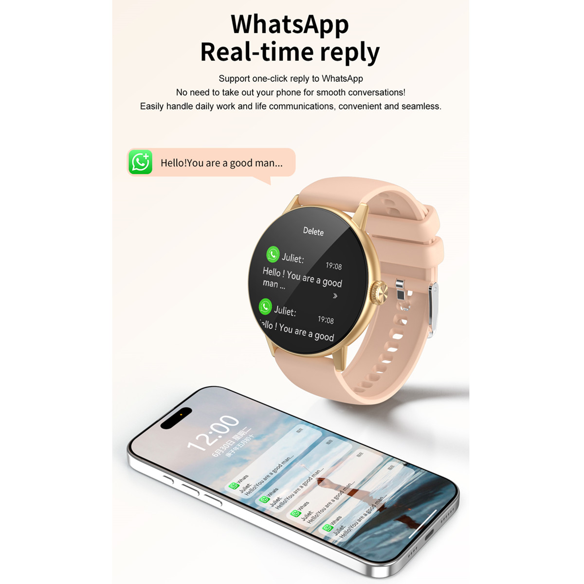 Ivanony Smart Watch Ladies 4GB - Smartwatch Watch Whatsapp 리뷰 및 가격