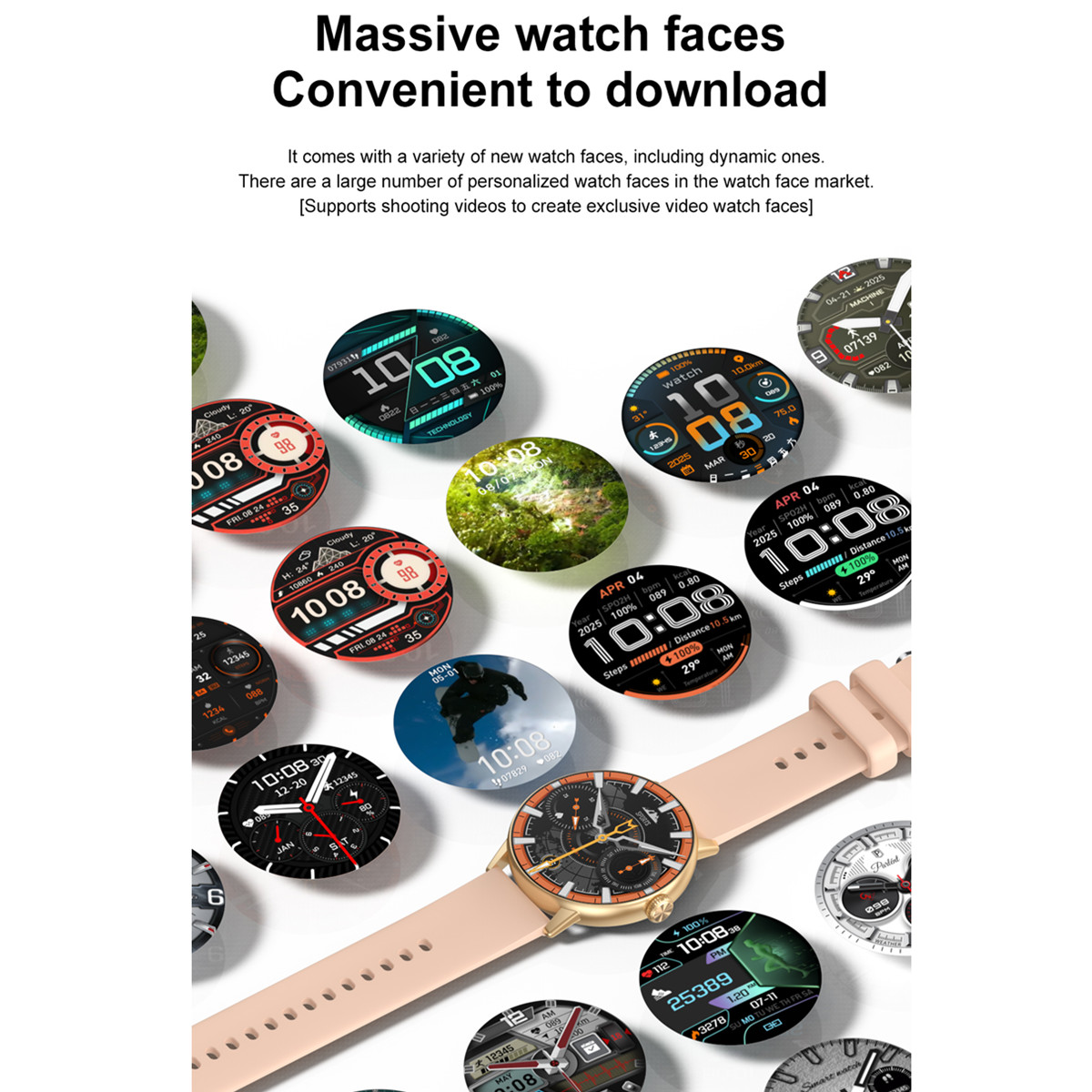 Ivanony Smart Watch Ladies 4GB - Smartwatch Watch Whatsapp 리뷰 및 가격