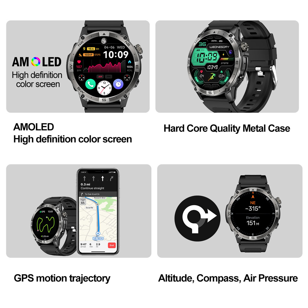 NORTH EDGE GPS Sports Smart Wa - Hybrid Smartwatch 리뷰 및 가격