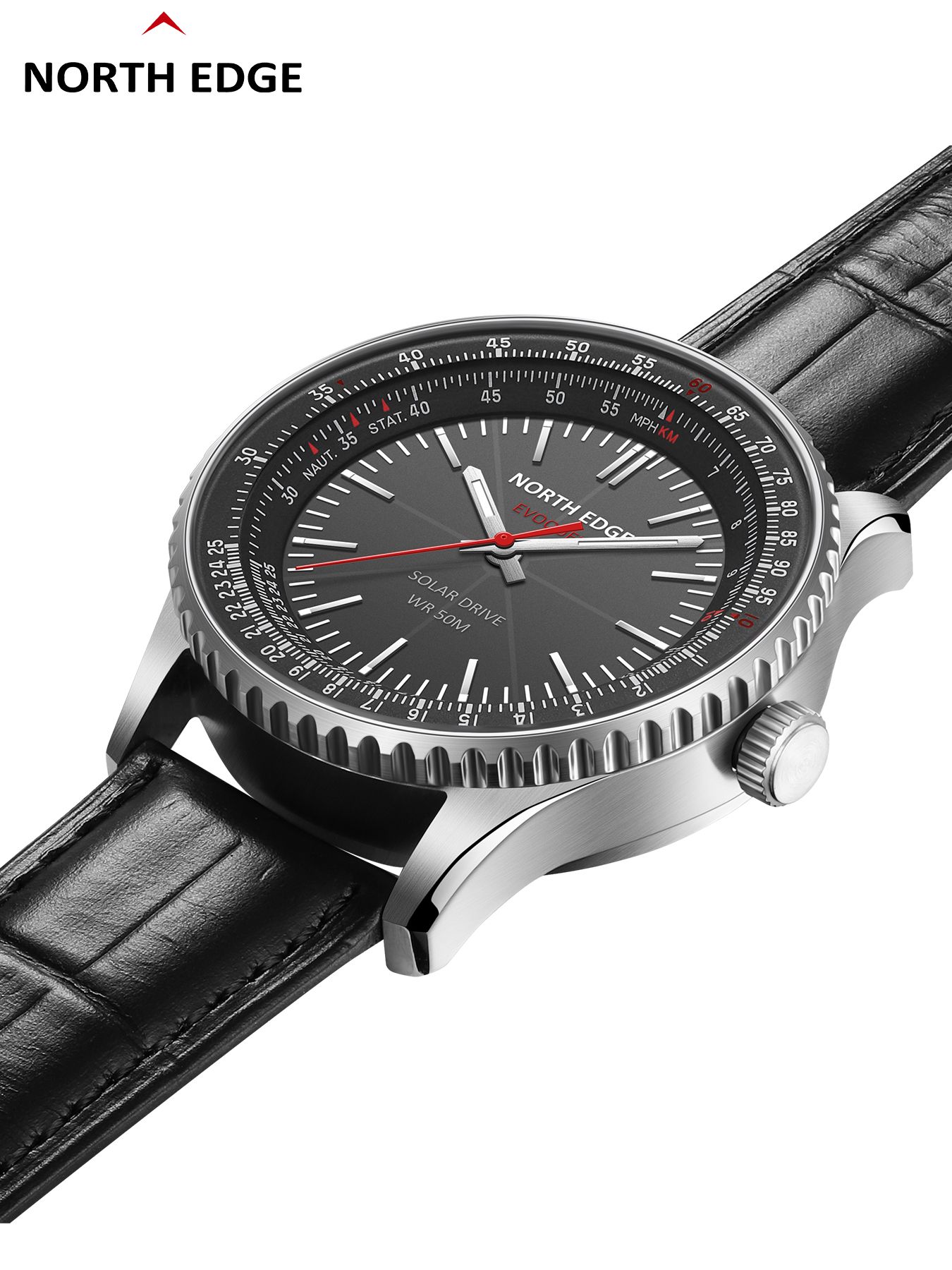NORTH EDGE EVOQUE 3 Pilot Seri - Solar Powered Watch 리뷰 및 가격