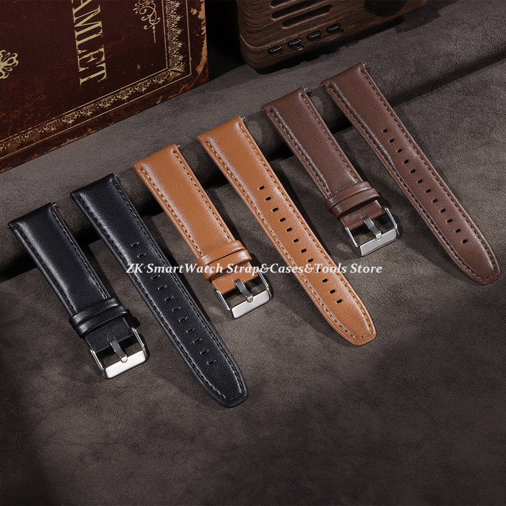 Leather Watch Band 22mm for Om - Smartwatch Vintage Watches For Women 리뷰 및 가격