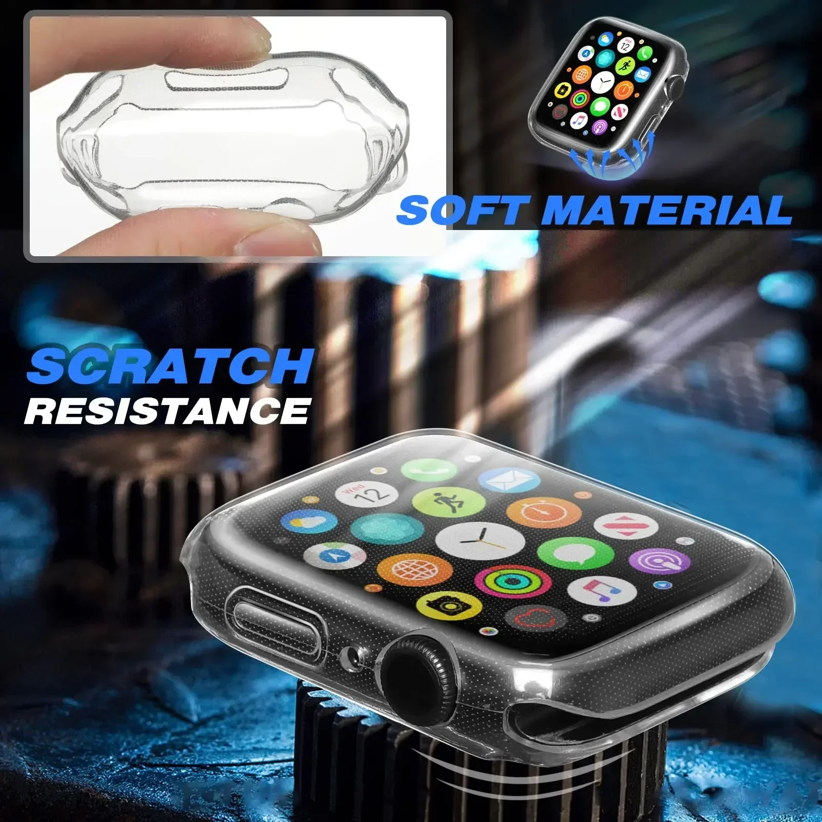 Cover For Apple Watch Case 44m - Smartwatch Watches Girls 리뷰 및 가격