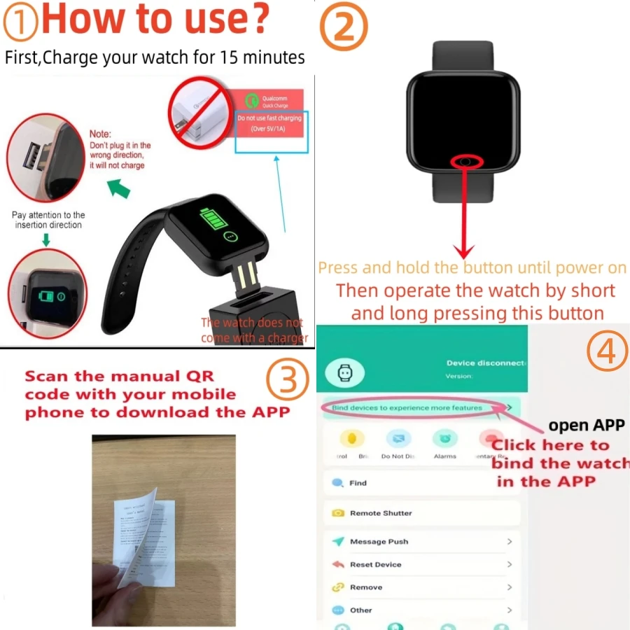 Smart Watch For Women Men Wris - Smartwatch Watches Girls 리뷰 및 가격