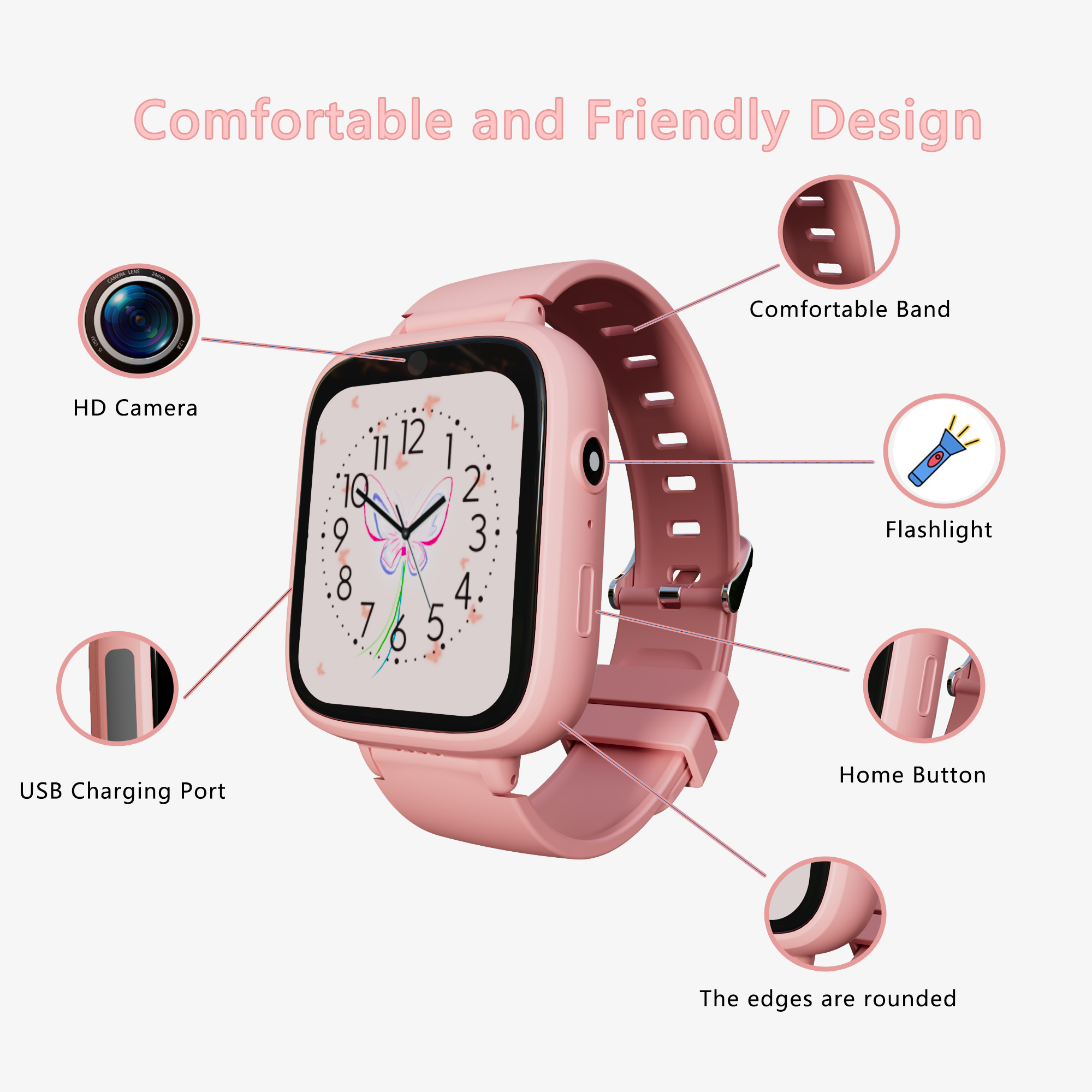 Children Watch Birthday Gifts  - Smartwatch Digital Watches For Kid Girl 리뷰 및 가격