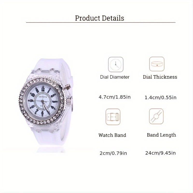 Luminous Round Digital Watches - Minimalist Thin Watch 리뷰 및 가격