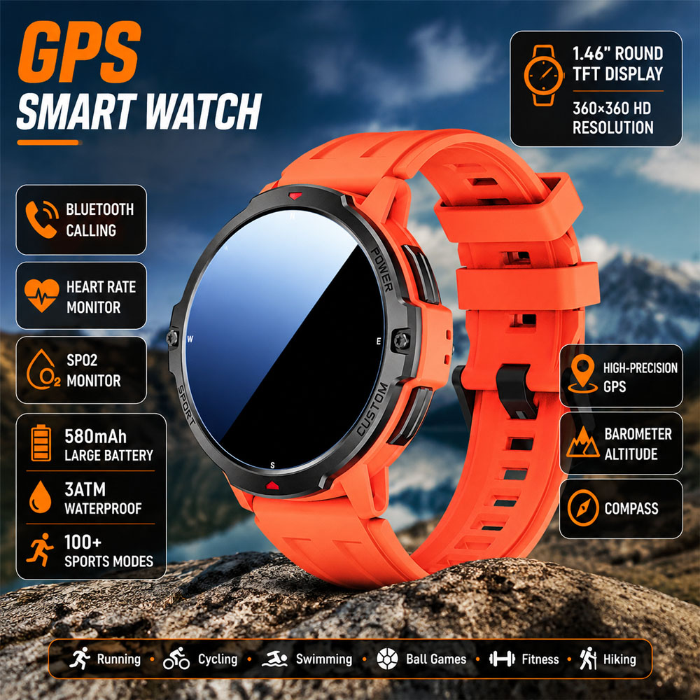 NEW 6-Axis Gyroscope Military  - Smartwatch Timex Watches For Men 리뷰 및 가격
