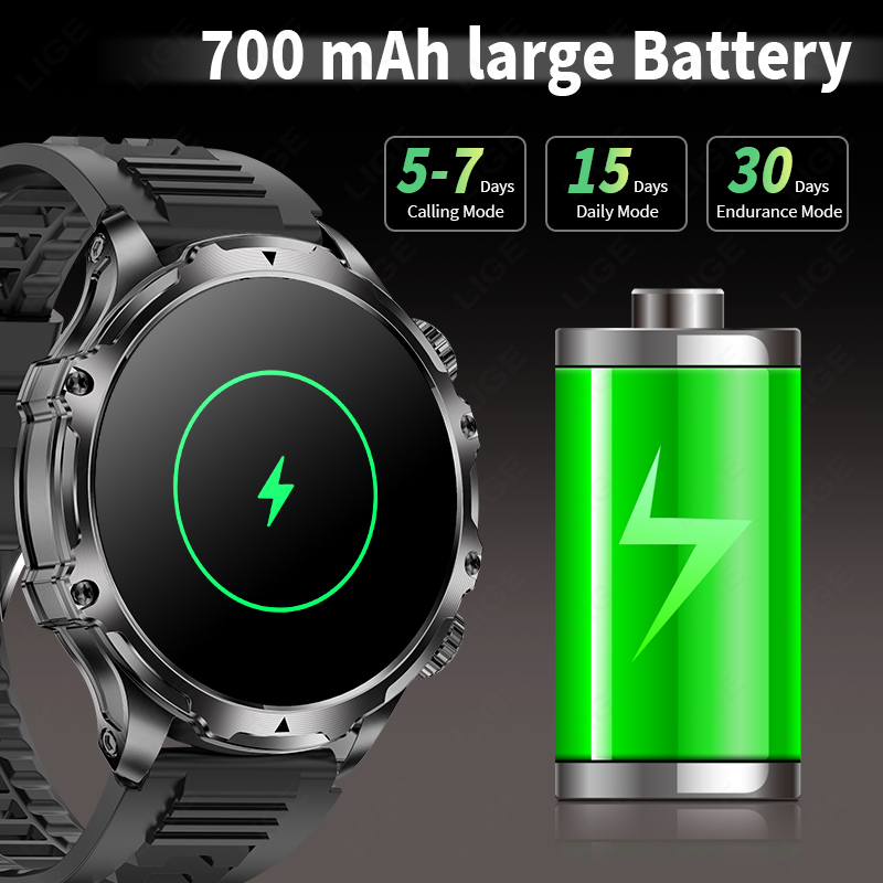 LIGE Smartwatch Military Men 1 - Smartwatch Timex Watches For Men 리뷰 및 가격