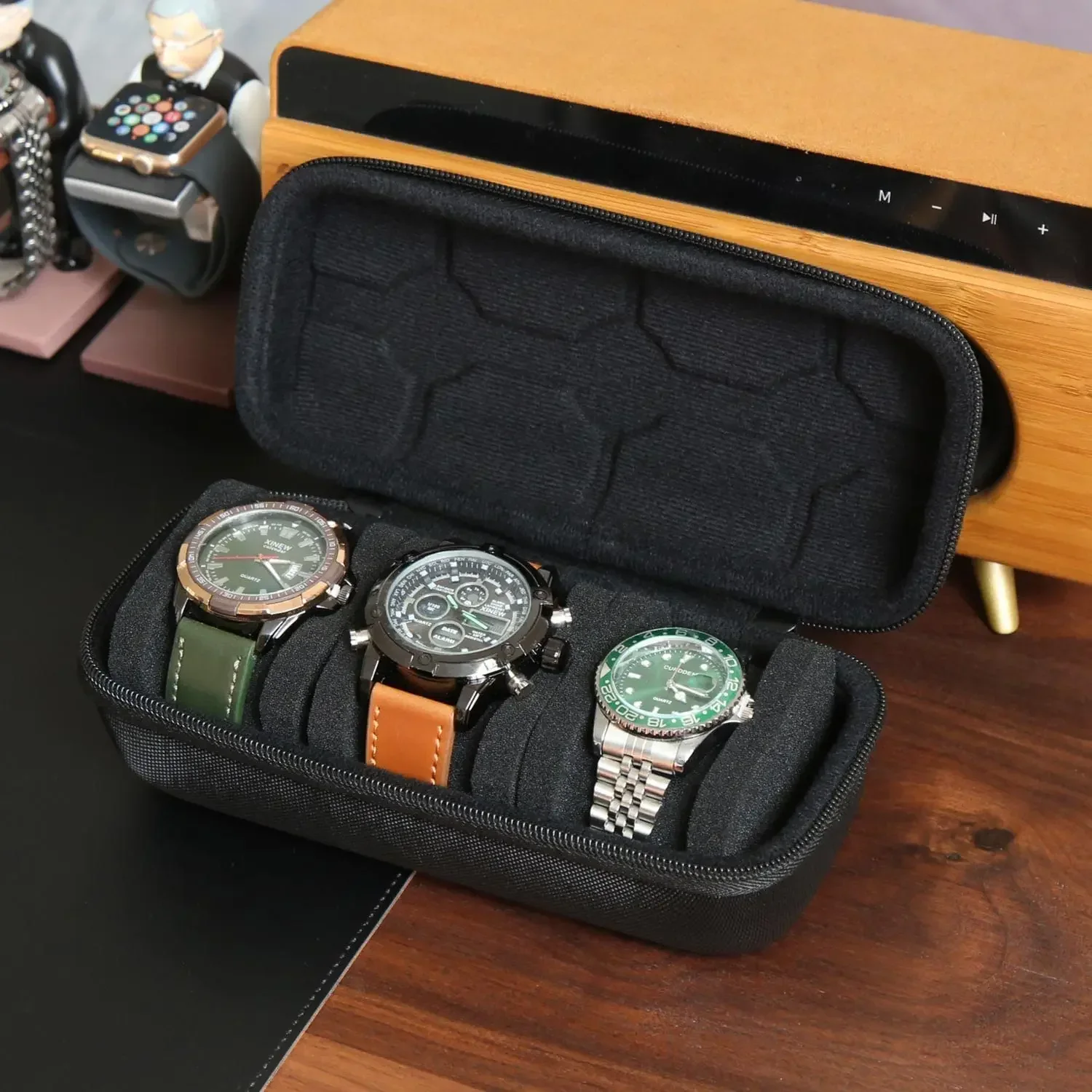 Watch Box Organizer For Men or - Tag Watches Smartwatch 리뷰 및 가격