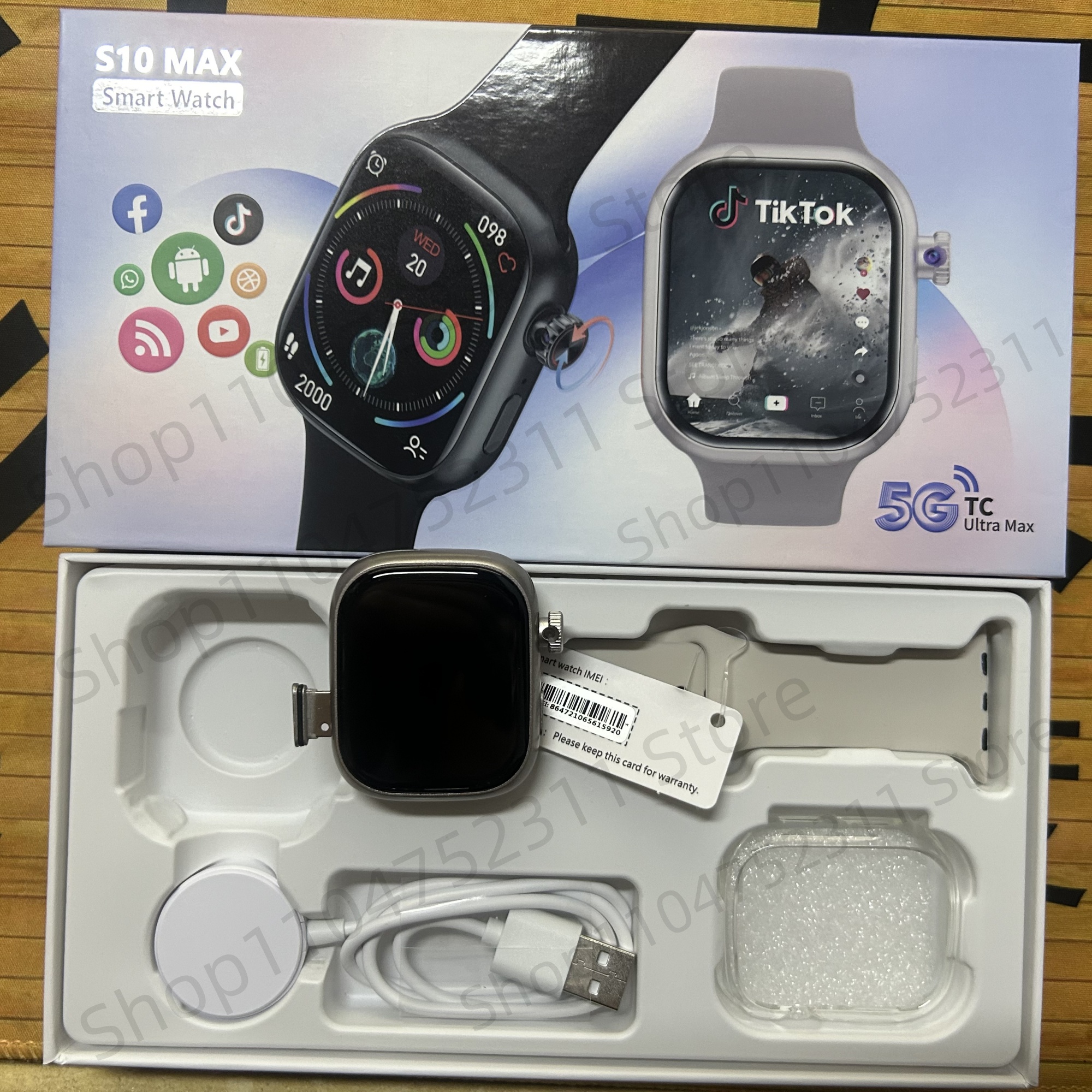 S10 MAX Smartwatch 2.29inch An - Smartwatch Watch Whatsapp 리뷰 및 가격