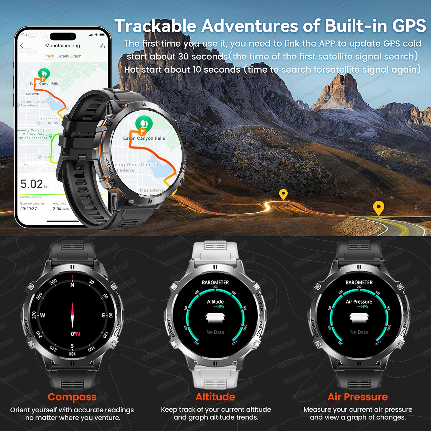 2026 New Men Outdoor GPS Smart - Smartwatch Timex Watches For Men 리뷰 및 가격