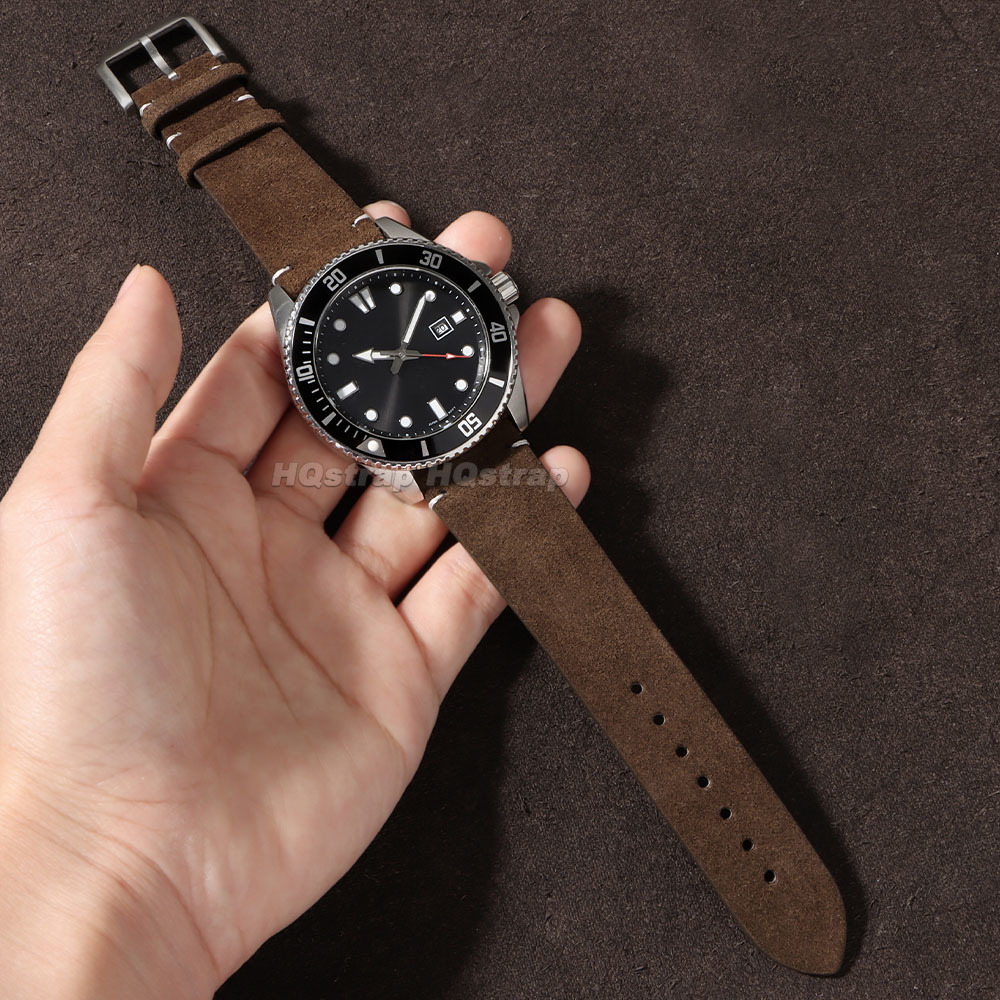 20mm 22mm Soft Suede Leather W - Smartwatch Vintage Watches For Women 리뷰 및 가격
