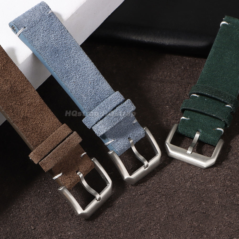 20mm 22mm Soft Suede Leather W - Smartwatch Vintage Watches For Women 리뷰 및 가격