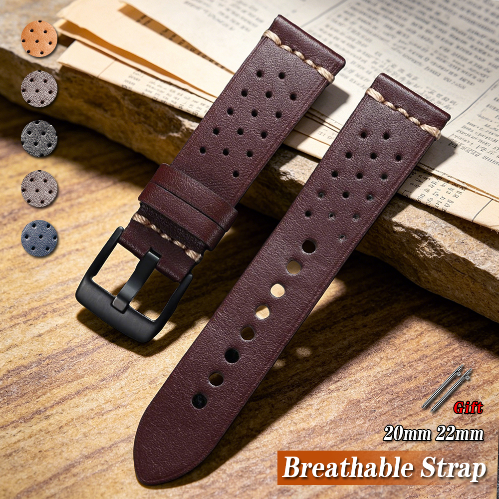 Vintage Cowhide Watch Strap 20 - Smartwatch Vintage Watches For Women 리뷰 및 가격
