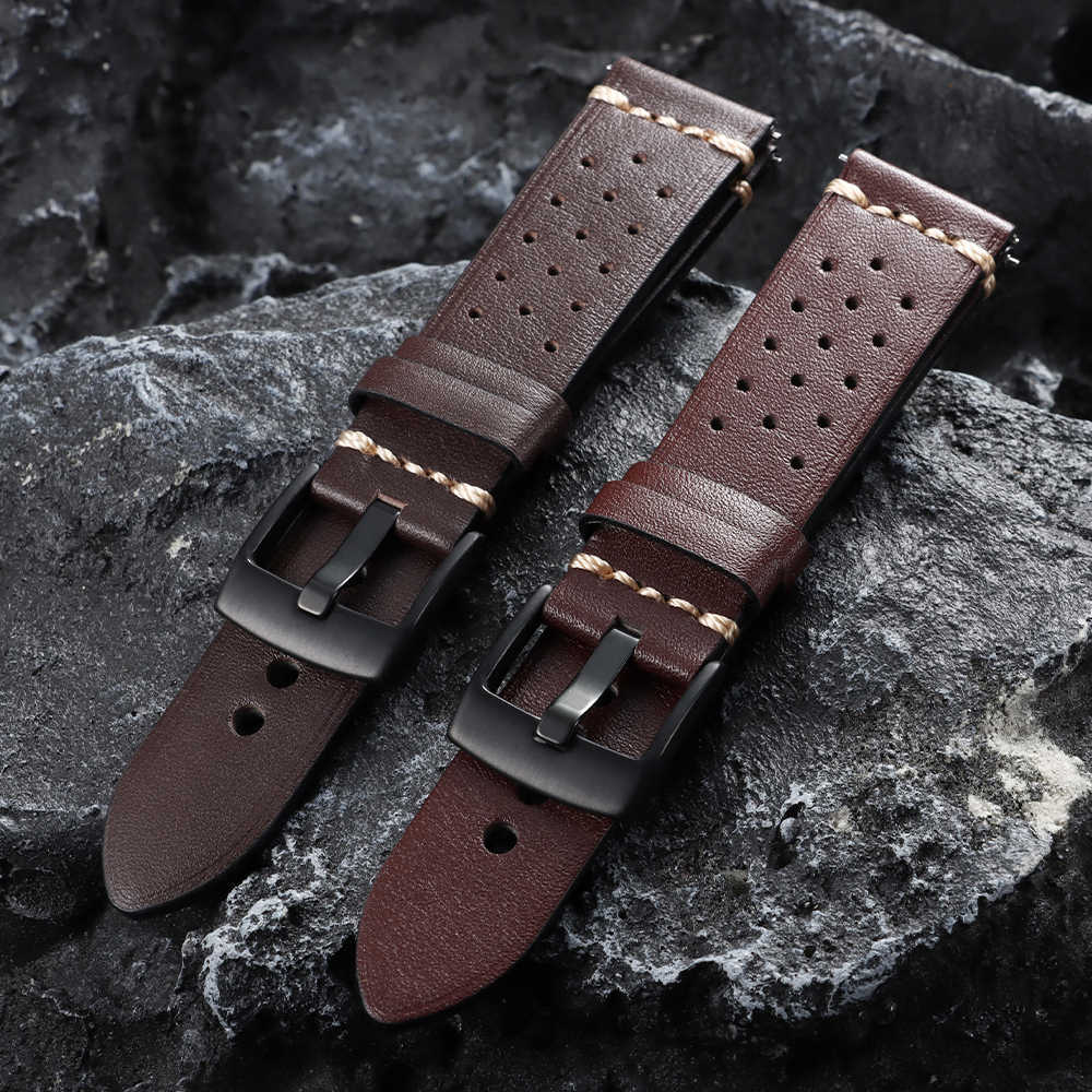 Vintage Cowhide Watch Strap 20 - Smartwatch Vintage Watches For Women 리뷰 및 가격