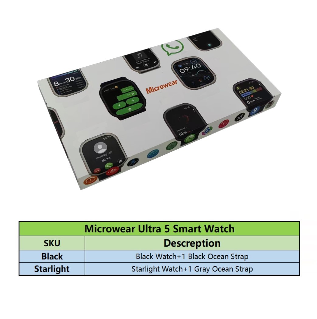 Whatsapp Quick Replies Ultra5  - Smartwatch Watch Whatsapp 리뷰 및 가격