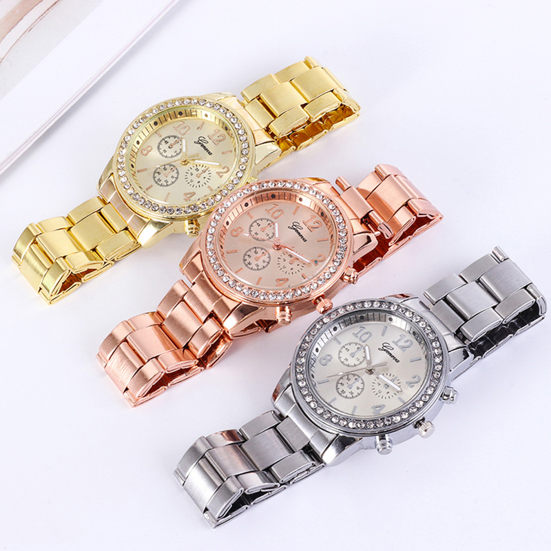 Gold Women Watch Geneva Classi - Minimalist Thin Watch 리뷰 및 가격