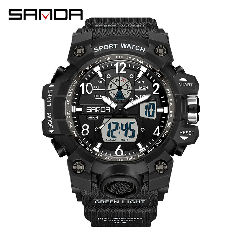 Fashion Sanda Brand Youth Mili - Solar Powered Watch 리뷰 및 가격