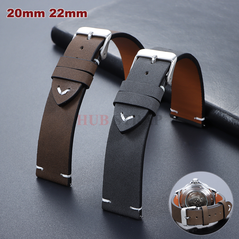 20mm 22mm Handmade Stitching C - Smartwatch Vintage Watches For Women 리뷰 및 가격