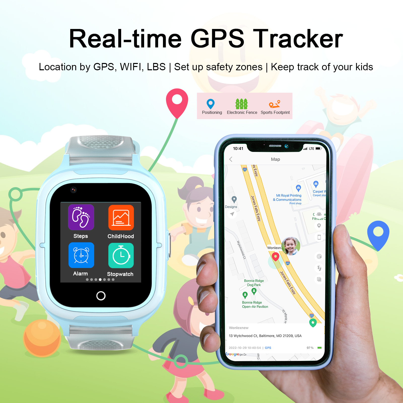 Getfitsoo Smart Watch For Chil - Smartwatch Watch Whatsapp 리뷰 및 가격