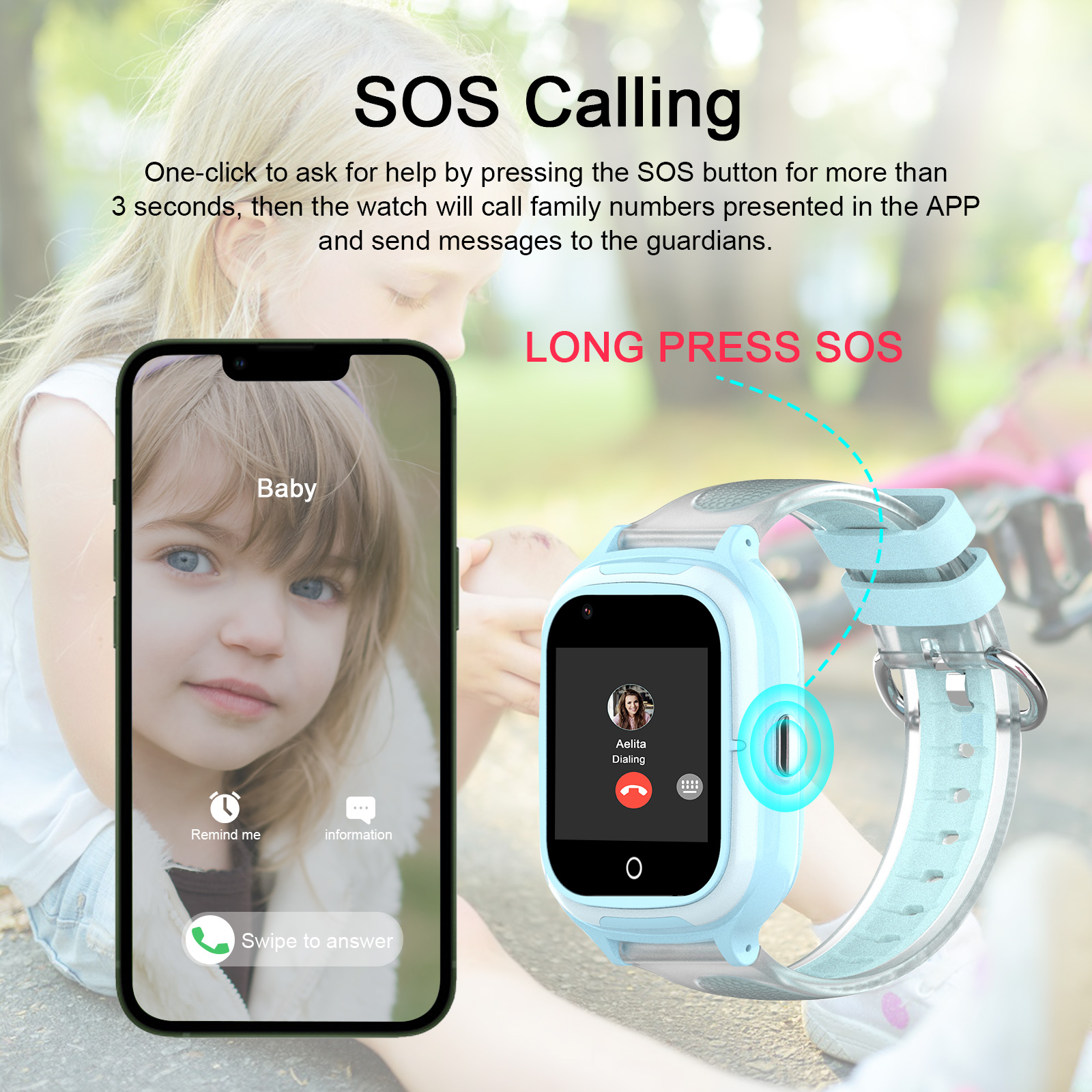 Getfitsoo Smart Watch For Chil - Smartwatch Watch Whatsapp 리뷰 및 가격