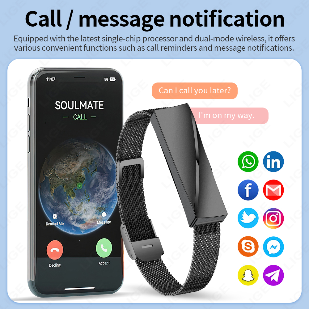 LIGE For Android IOS New Smart - Smartwatch Watches Gift For Women 리뷰 및 가격