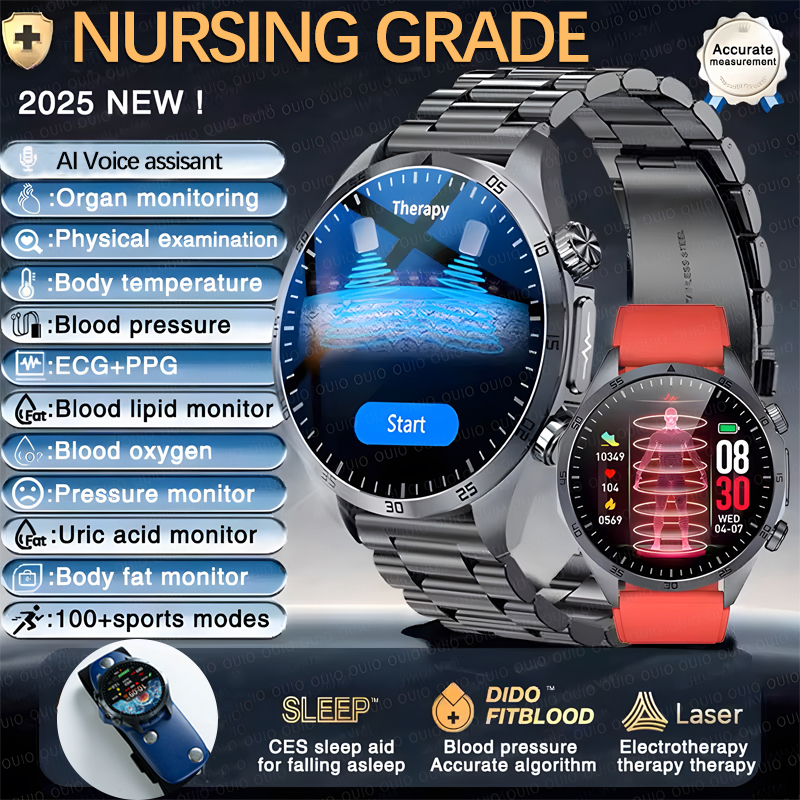 2025 New Pulse Therapy  Blood  - Smartwatch Online Watches For Men 리뷰 및 가격