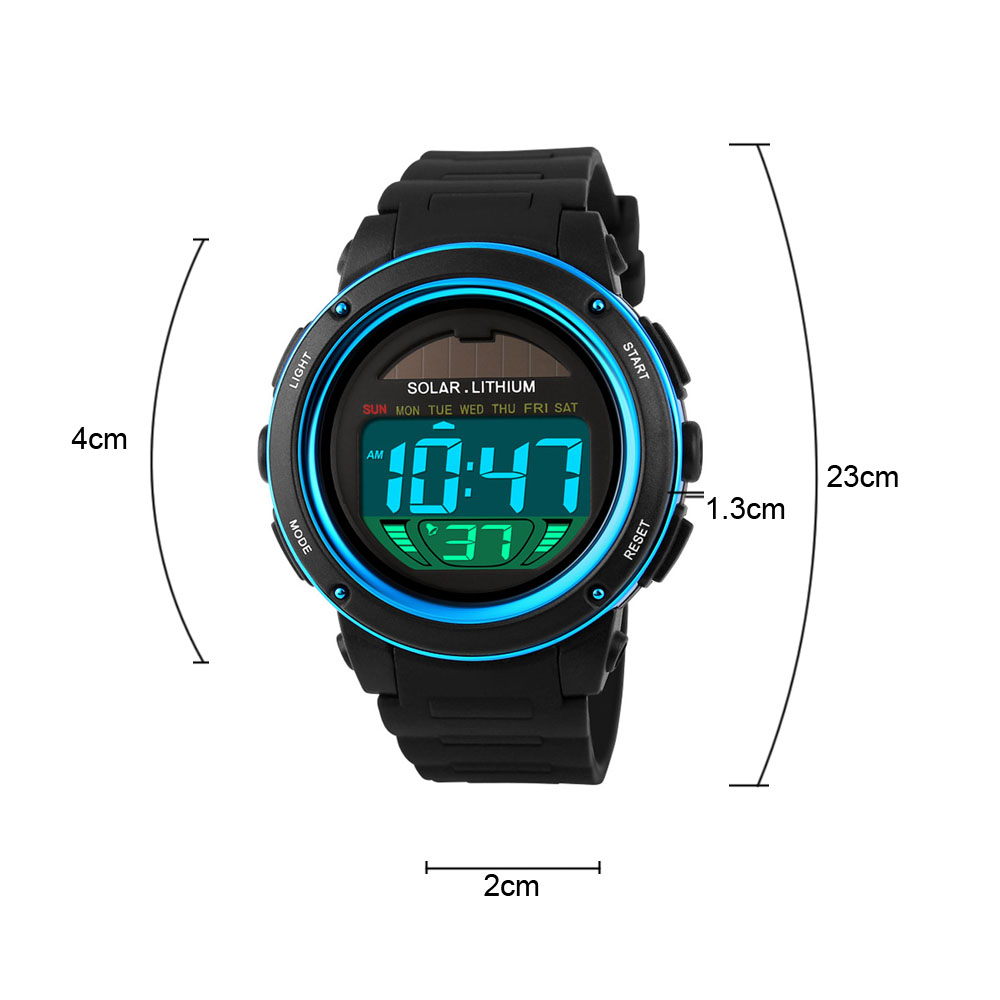 Solar Powered Digital Men Wome - Solar Powered Watch 리뷰 및 가격