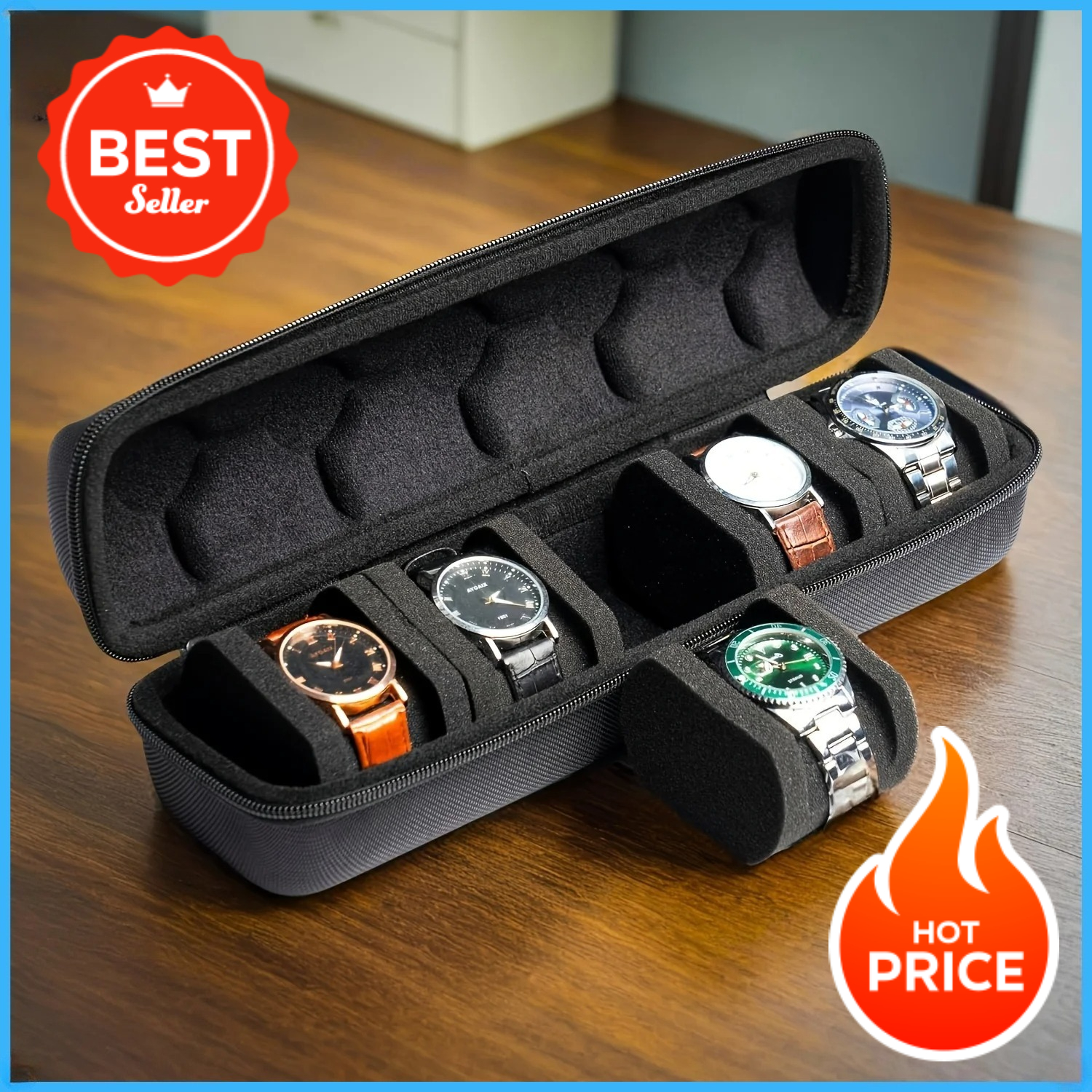 1pc 5-Slot Watch Case | Hard S - Tag Watches Smartwatch 리뷰 및 가격