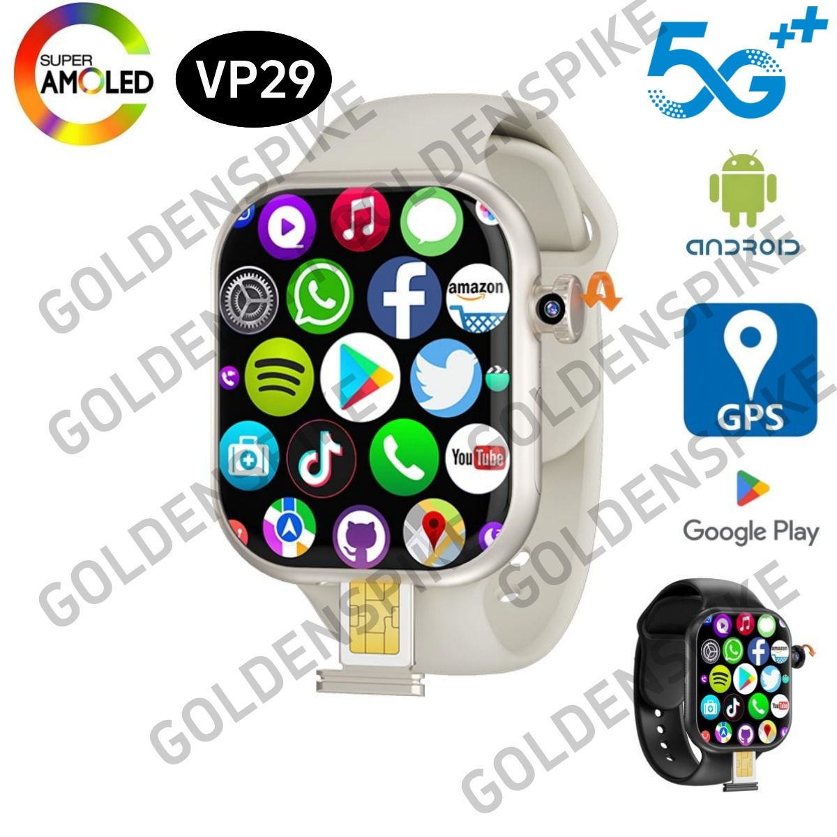 Original VP29 Smart Watch VP S - Smartwatch Watch Whatsapp 리뷰 및 가격