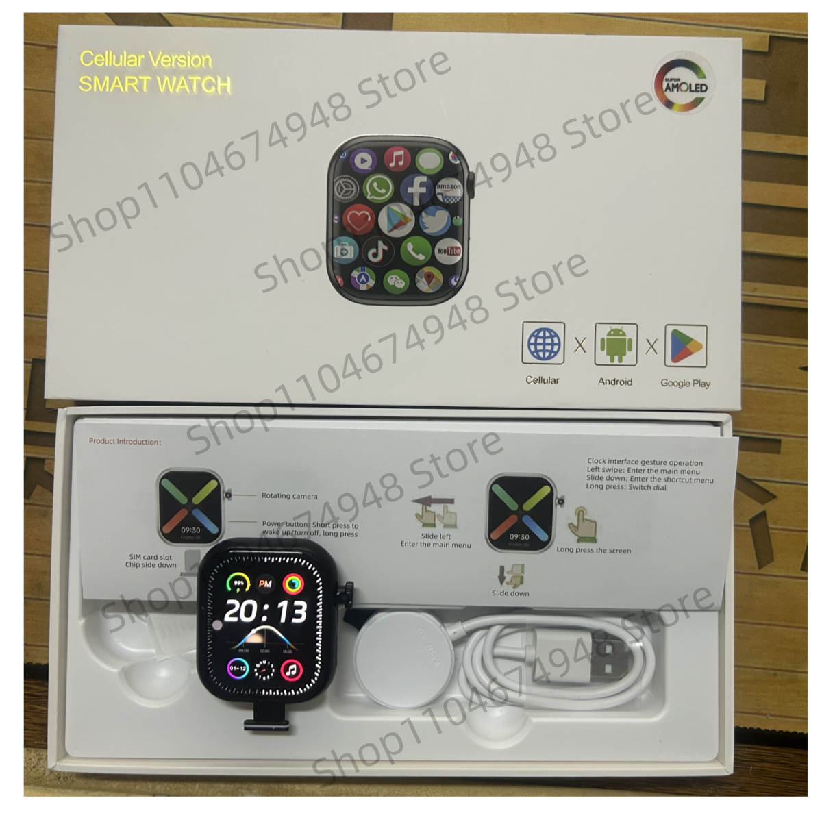 Original VP29 Smart Watch VP S - Smartwatch Watch Whatsapp 리뷰 및 가격