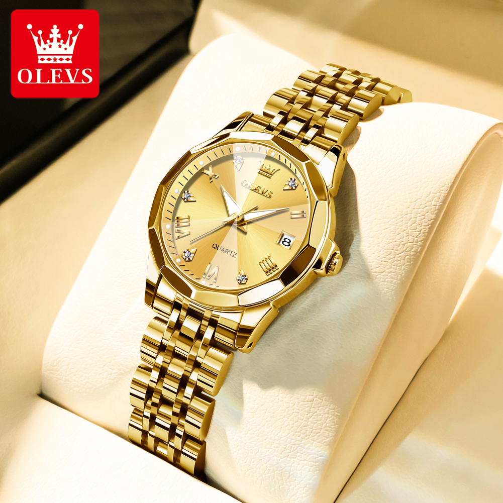 OLEVS Fashion Golden Watch for - Minimalist Thin Watch 리뷰 및 가격
