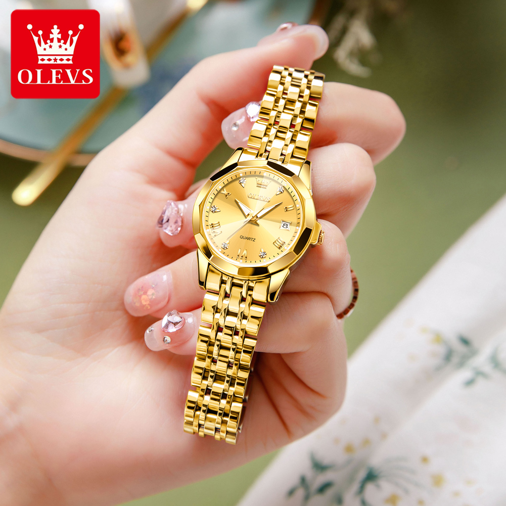OLEVS Fashion Golden Watch for - Minimalist Thin Watch 리뷰 및 가격