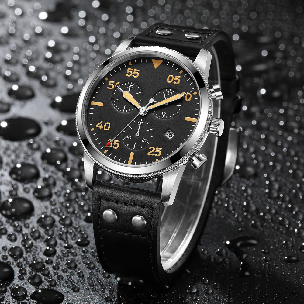 Chronograph Watch JS05 Miyota  - Solar Powered Watch 리뷰 및 가격