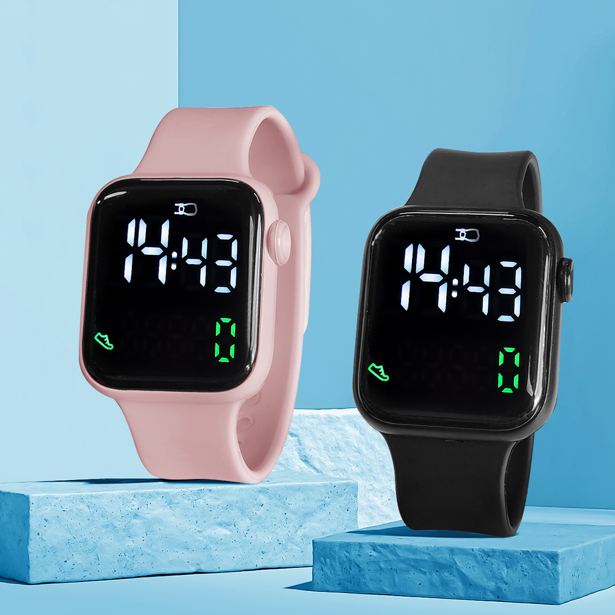 New 2PCS Student Minimalist Sm - Smartwatch Watches Girls 리뷰 및 가격